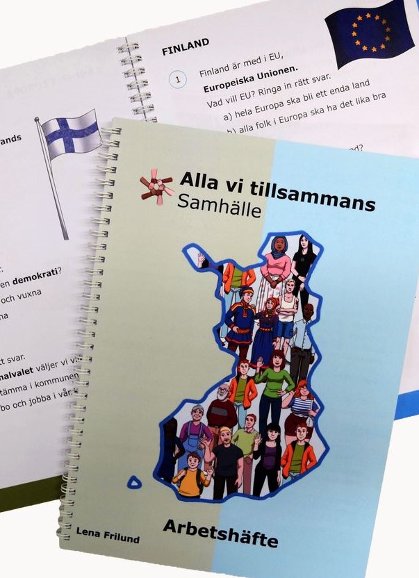 Pärmbilden för Alla vi tillsammans - Samhälle, Arbetshäfte