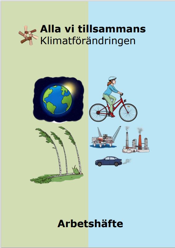 Pärmbilden för Alla vi tillsammans - Klimatförändringen, Arbetshäfte